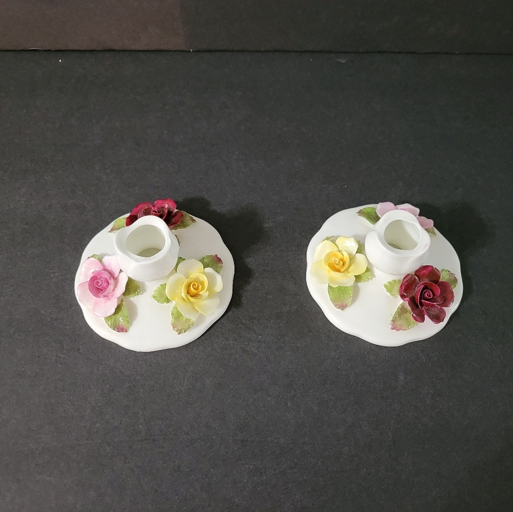 Vintage Aynsley England Candlesticks
